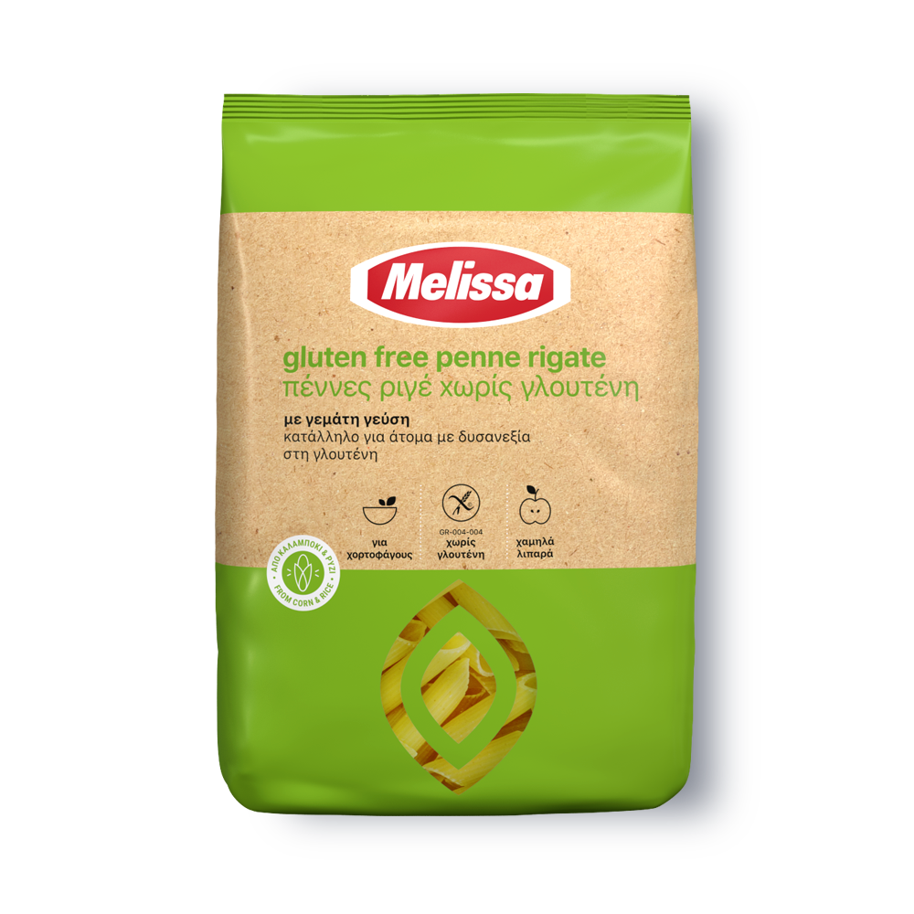 Gluten free penne rigate, pasta, 400g Melissa