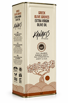 Kanakis P.D.O. Kalamata Extra Virgin Olive Oil 5L