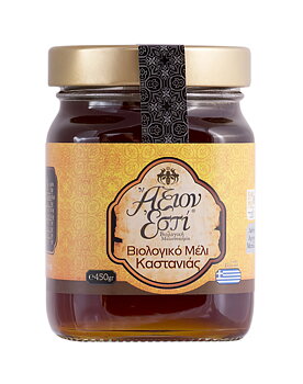 kastanj ekologisk honung (CHESTNUT-KANSTANIAS) Axion Esti, 450g 