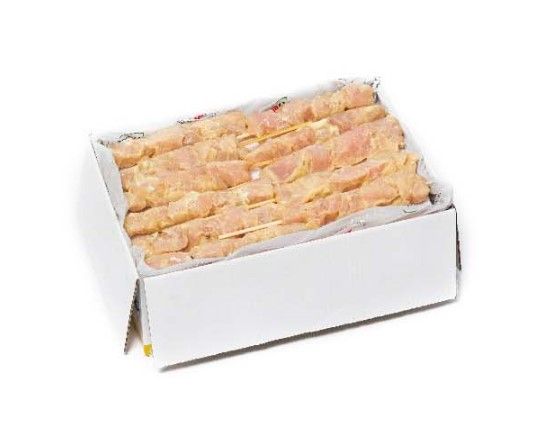 chicken skewer breast 100g. marinated