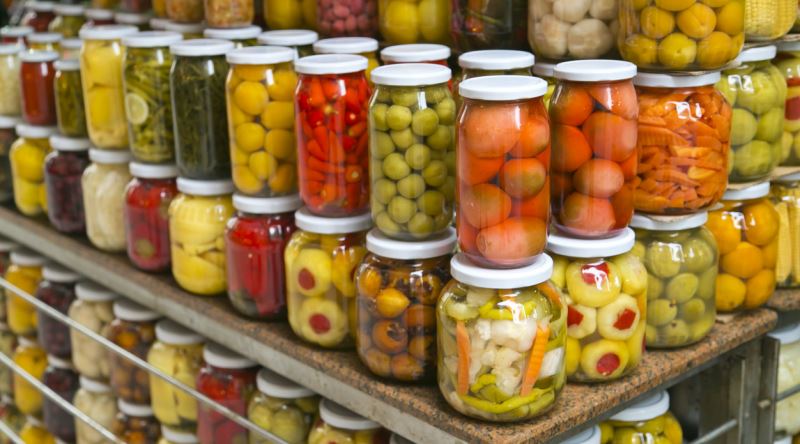 Glass jars