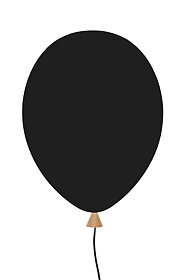 Globen Lighting - Vägglampa  Balloon Svart