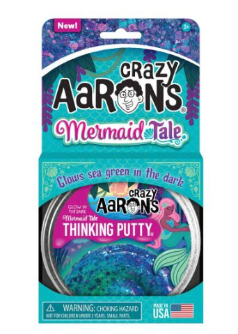 Crazy Aarons -  Thinking putty, Mermaid Tale - Glowbrights