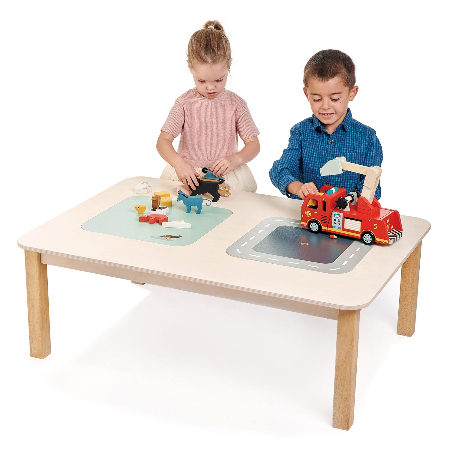 Tender leaf toys - Barnbord med förvaring - 2