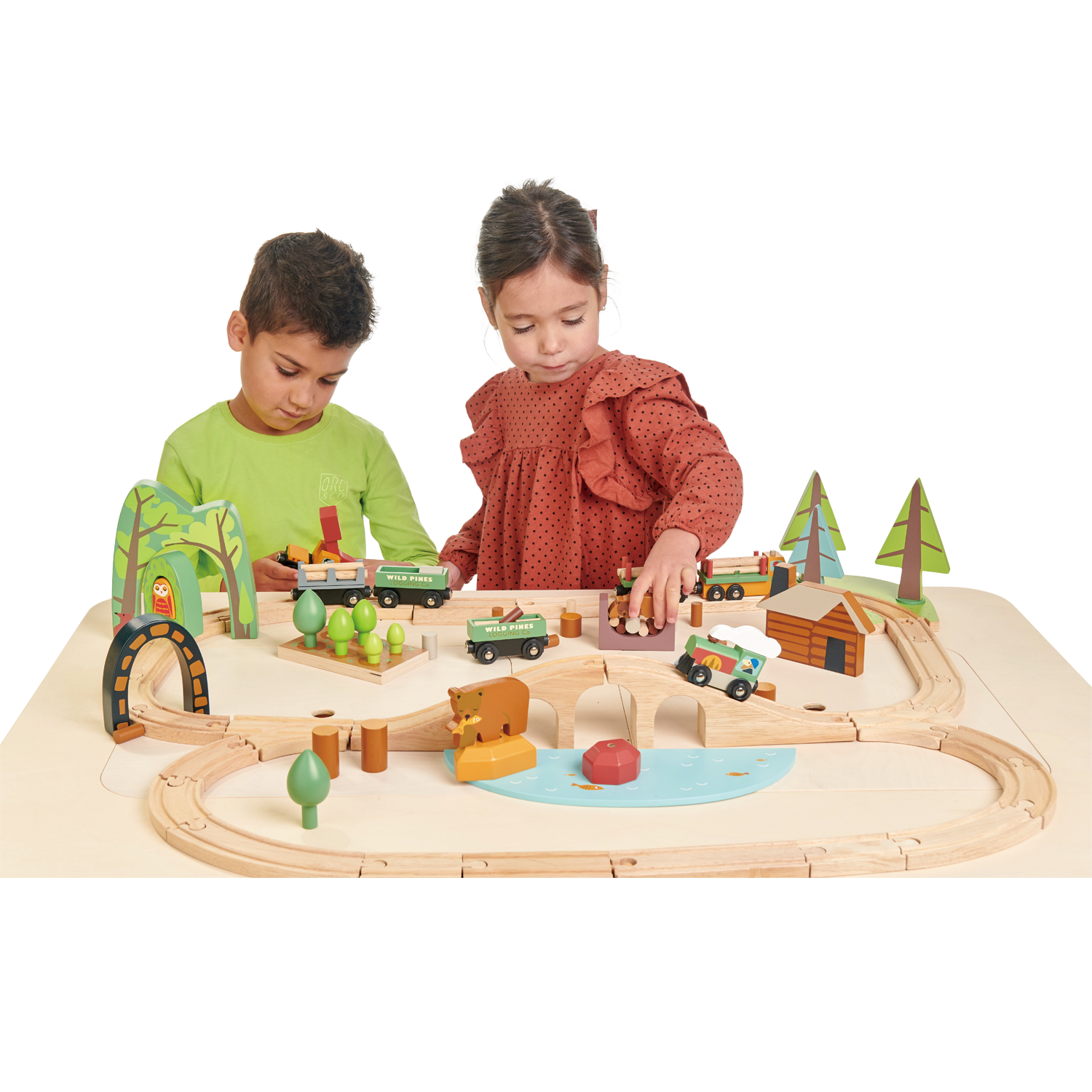 Tender leaf toys - Barnbord med förvaring - 4