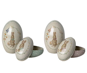 Maileg - Påskägg, 2 st turkos