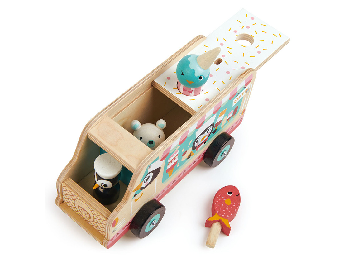 Tender leaf toys - Glassbil Penguin´s Gelato - 2