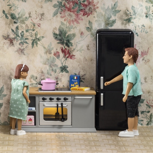 Lundby - Dockhusmöbler, Köksset Spis & kylskåp - 2