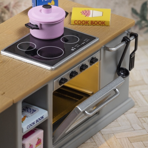 Lundby - Dockhusmöbler, Köksset Spis & kylskåp - 3