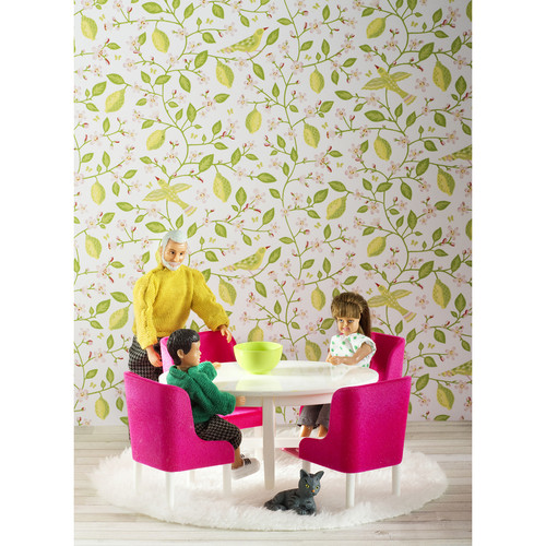 Lundby - Dockhusmöbler, Matgrupp cerise - 3