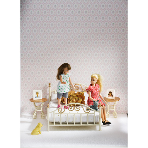 Lundby - Dockhusmöbler, Mässingsäng - 2