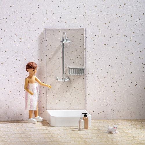 Lundby - Dockhustillbehör, Duschset - 2