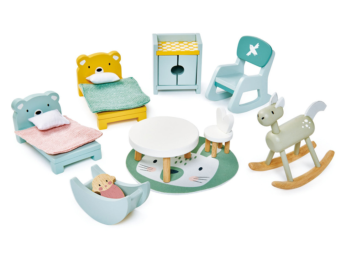 Tender leaf toys - Dockhusmöbler `Barnrum´