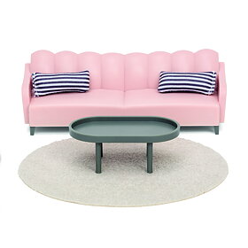 Lundby - Dockhustillbehör, Vardagsrumsset Basic