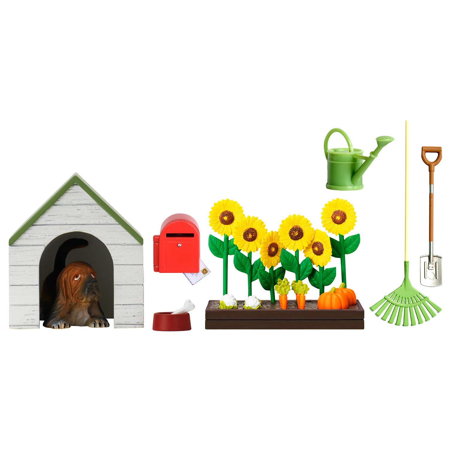 Lundby - Dockhustillbehör, Trädgårdsset & Hundkoja - 3