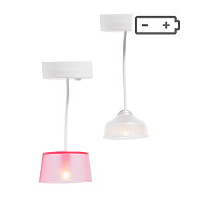 Lundby - Dockhusbelysning, 2 Taklampor Batteri