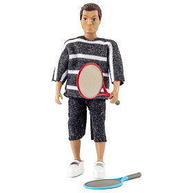 Lundby - Dockhusdocka, Pappa med tennisrack