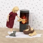 Lundby - Dockhusmöbler, Braskaminset