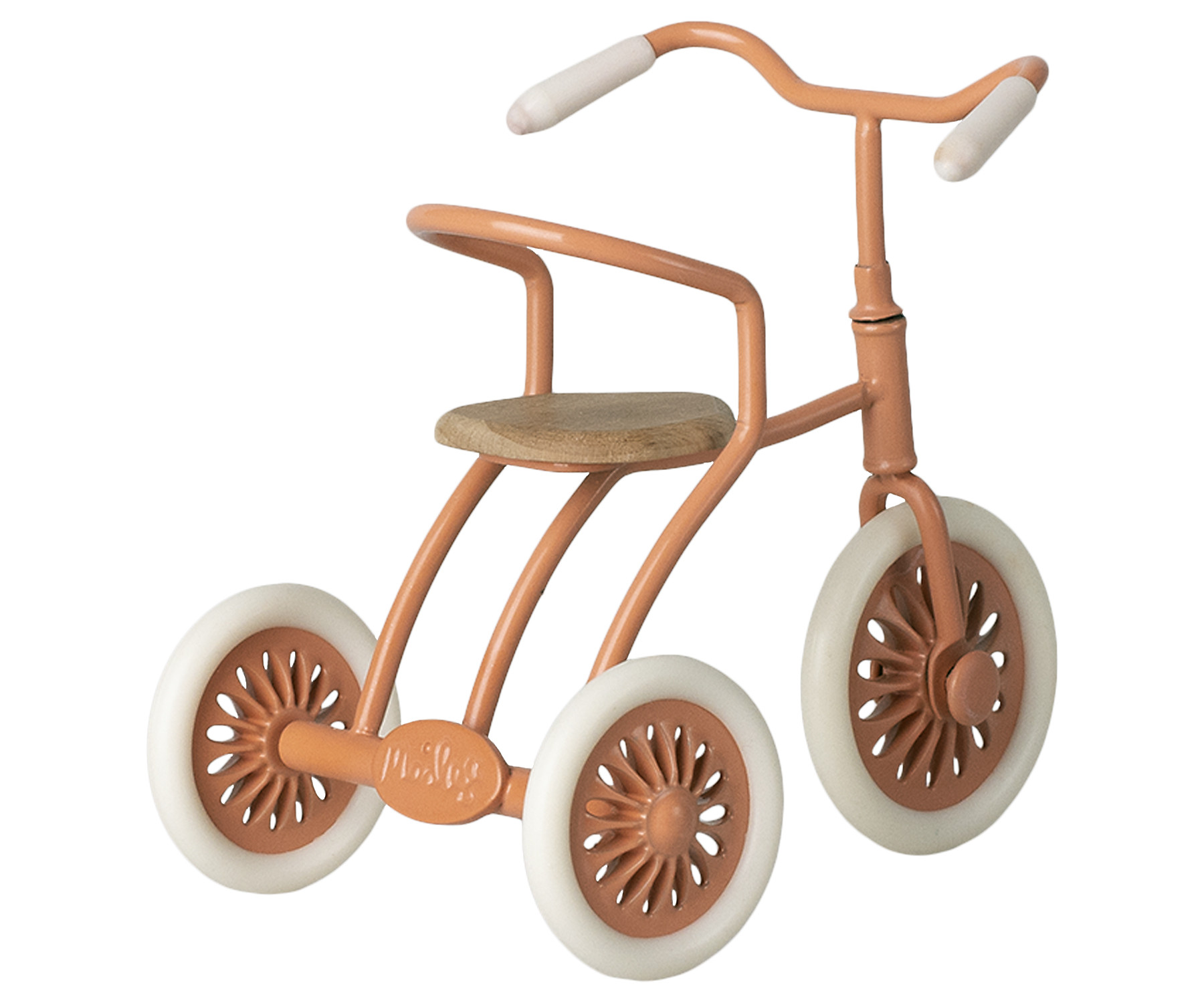 Maileg - Abri à tricycle Mouse, coral - 3