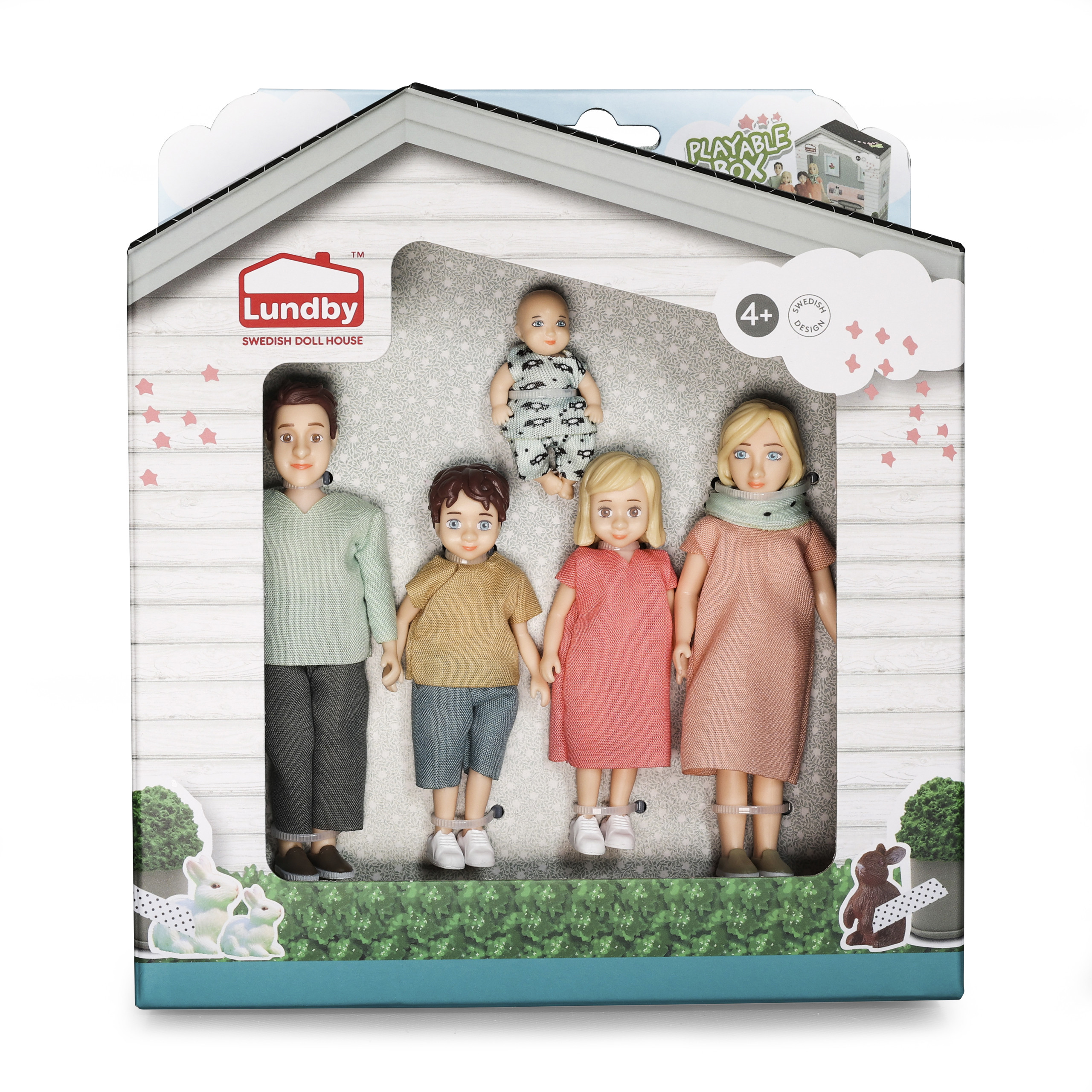 Lundby - Dockhusdockor, Familj Charlie - 4