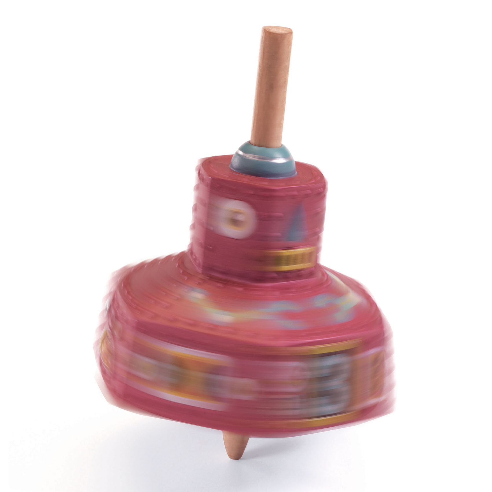 Djeco - Snurra, Robot Röd - 2