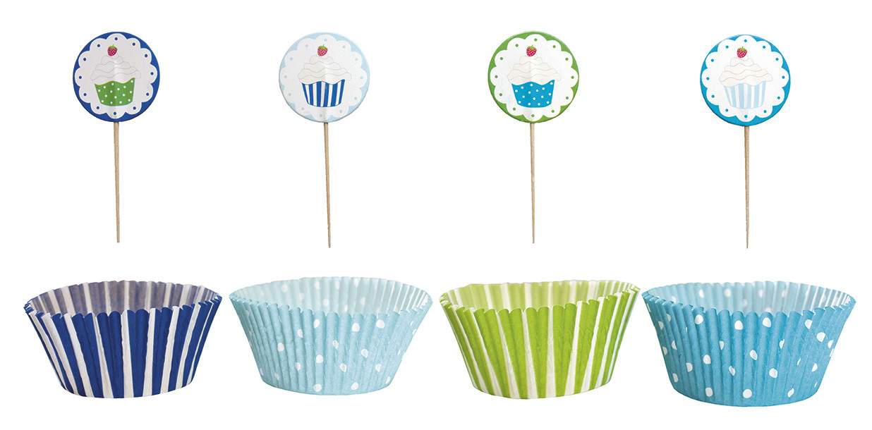 Jabadabado - Party Cupcake Kit Blå