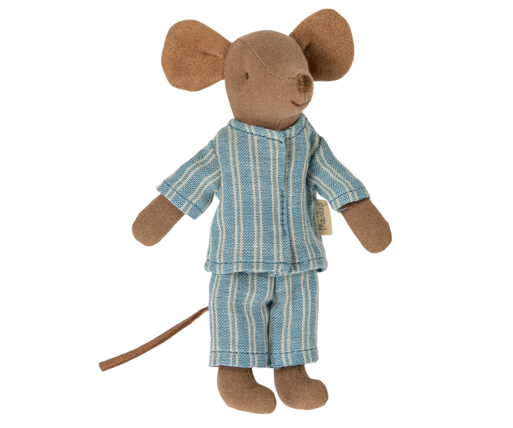 Maileg - Storebror mus i tändsticksask, pyjamas - 8