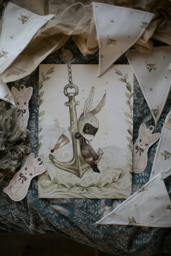 Mrs Mighetto - Poster Mini, My Anchor 21x30 cm