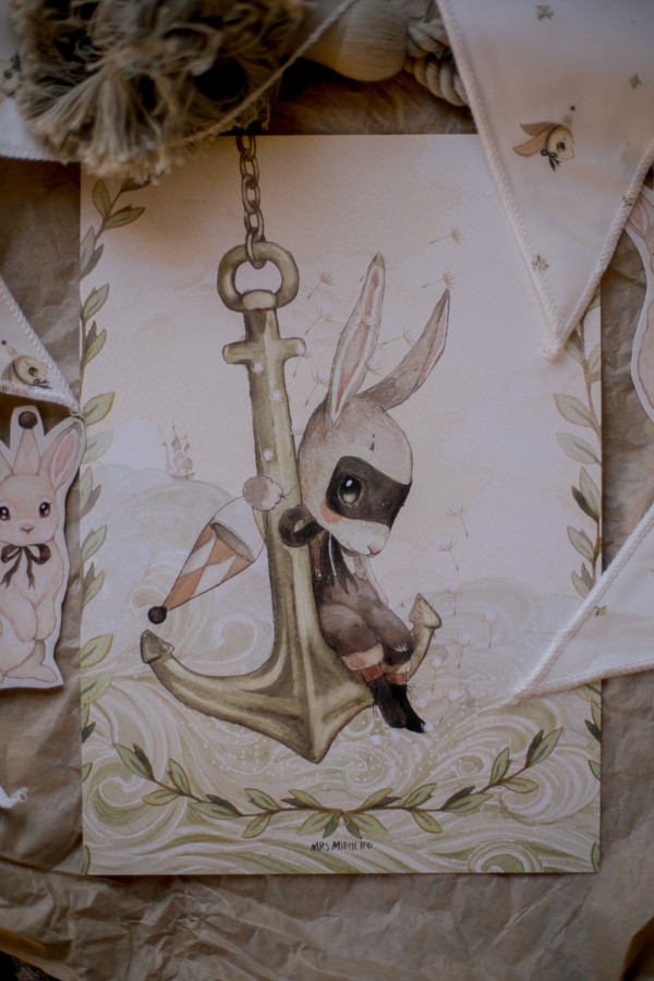 Mrs Mighetto - Poster Mini, My Anchor 21x30 cm - 4