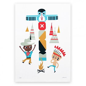 Makii -  Poster Cowboy, 50x70 cm