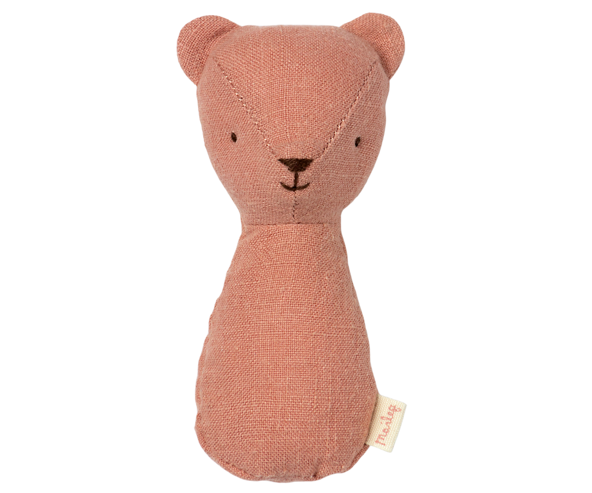 Maileg - Skallra, Teddy Ljusrosa - 3