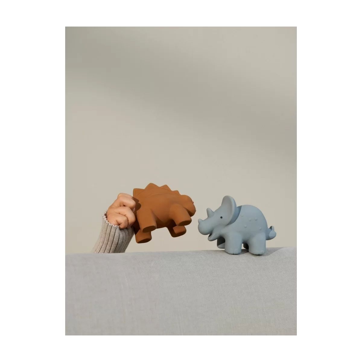 Liewood - David gummileksak dino blue multi mix, 3-pack - 2