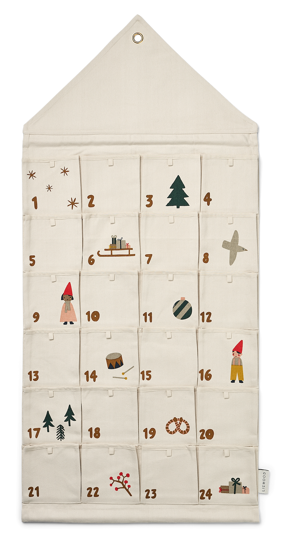 Liewood - Babbo Christmas Gift Calendar, Holiday / Sandy mix - 5