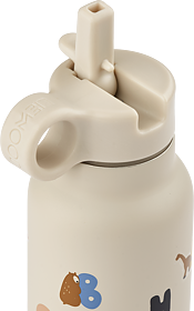 Liewood - Falk vattenflaska 350 ml, Alphabet / Sandy