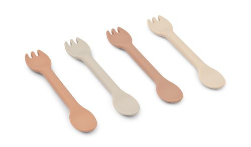 Liewood - Jan 2-1 bestick 4-Pack, Rose - 2