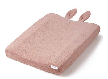 Liewood - Överdrag för skötbädd, rabbit rosa
