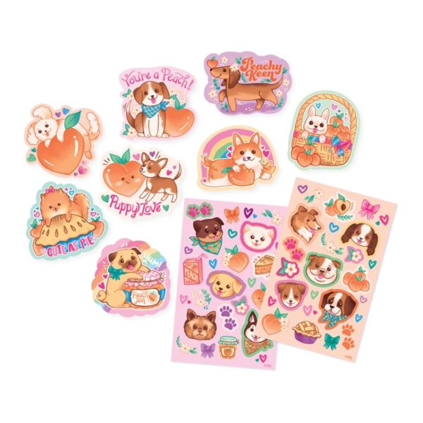 OOLY - Doftstickers - Puppies & Peaches - 2