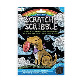 OOLY - Scratch & Scribble MINI - Playful puppy