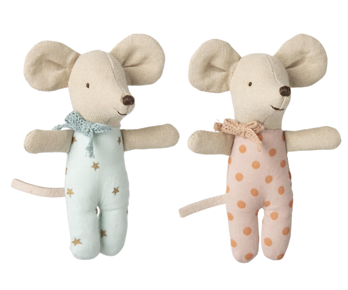 Maileg - Babymöss i tändsticksask, twins - 2