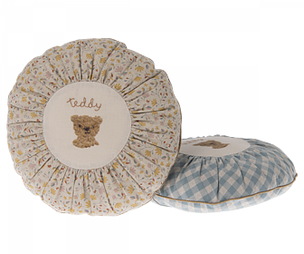 Maileg - Kudde Rund Small, Teddy Flower