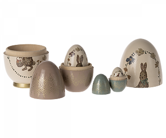 Maileg - Påsk Babushka ägg,  5 st/set