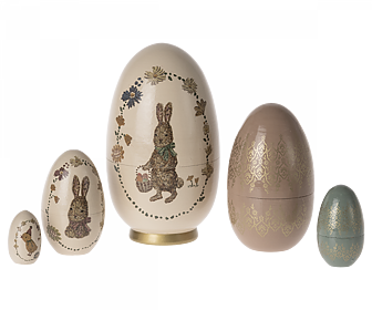Maileg - Påsk Babushka ägg,  5 st/set