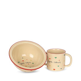 Konges slöjd - Matset, Skål med mugg Bon Coeur