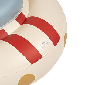 Konges slöjd - Baby Simring, Bil / Cream