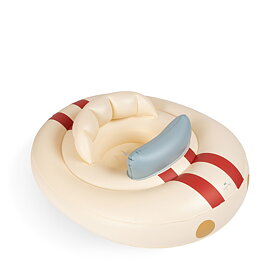 Konges slöjd - Baby Simring, Bil / Cream