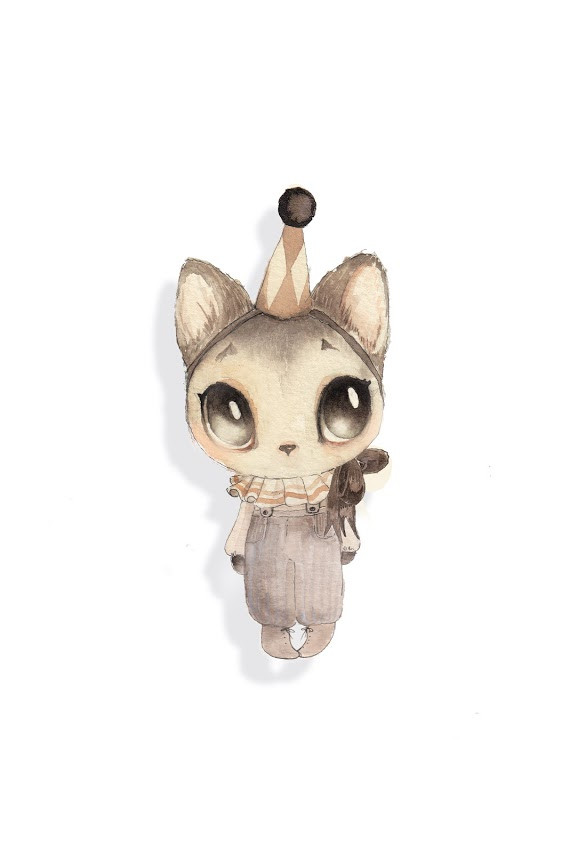 Mrs Mighetto - Wall sticker Dear Meow