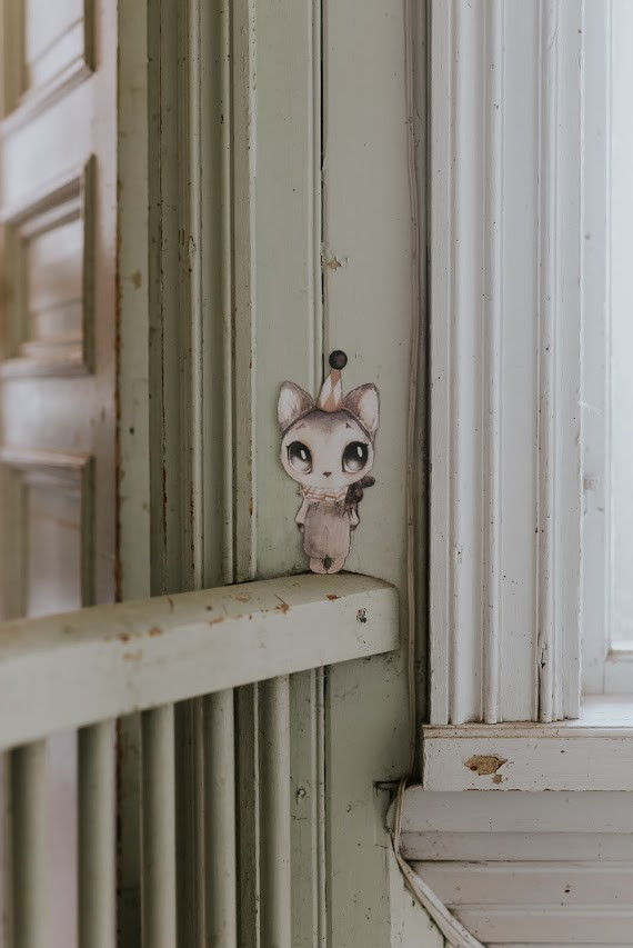 Mrs Mighetto - Wall sticker Dear Meow - 3