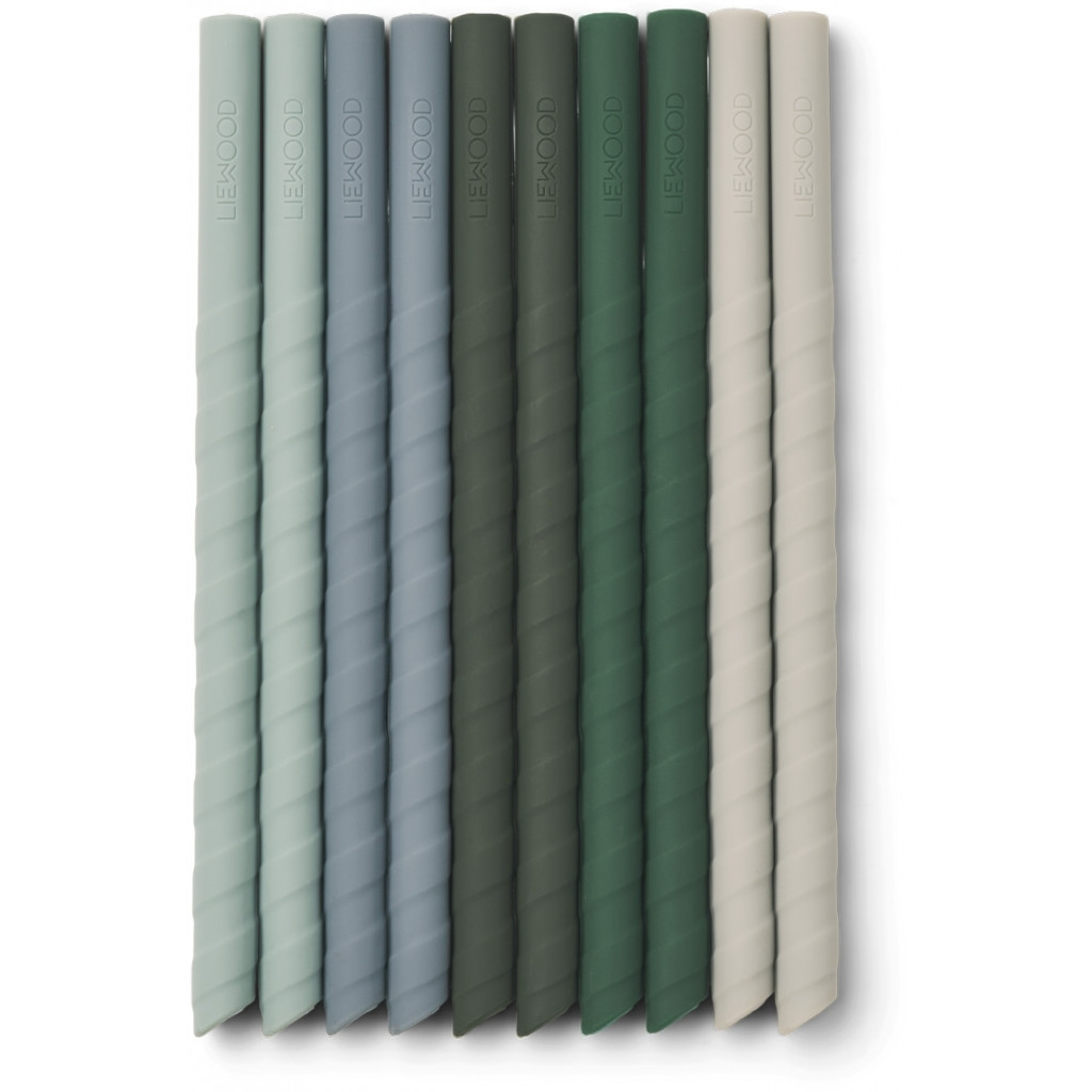 Liewood - Timoti sugrör 10-pack, Green