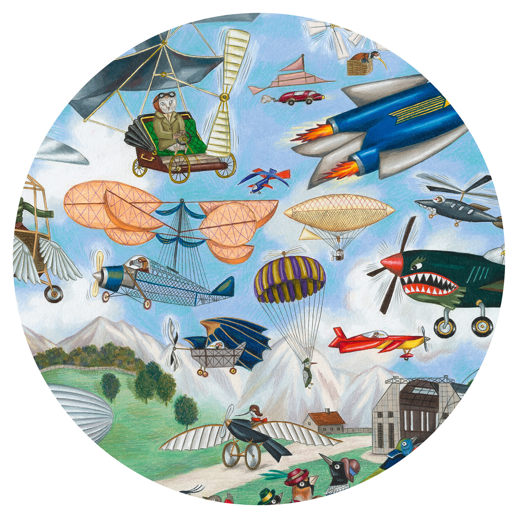 Djeco - Aero Club, puzzle, 200 pcs - FSC MIX - 2