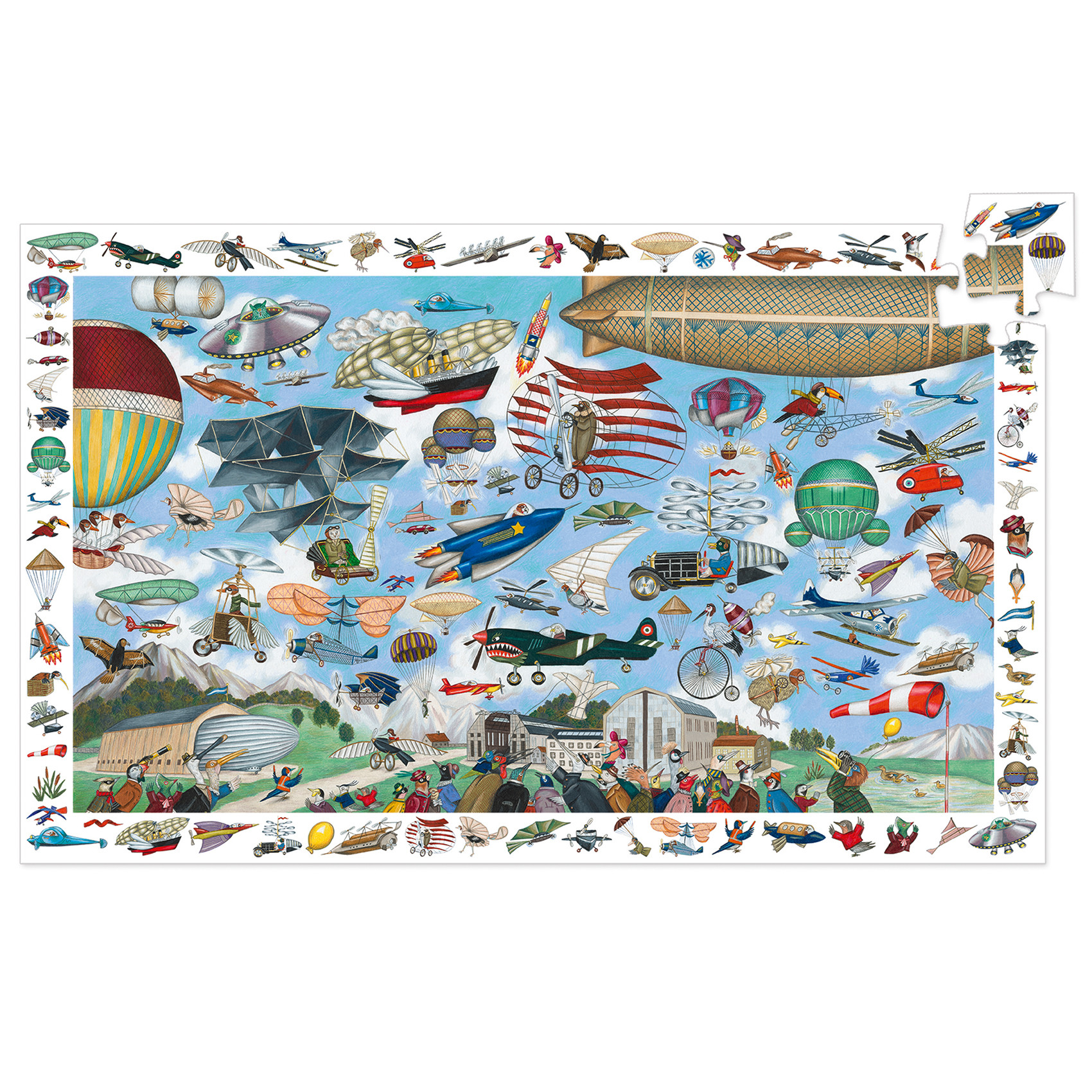 Djeco - Aero Club, puzzle, 200 pcs - FSC MIX